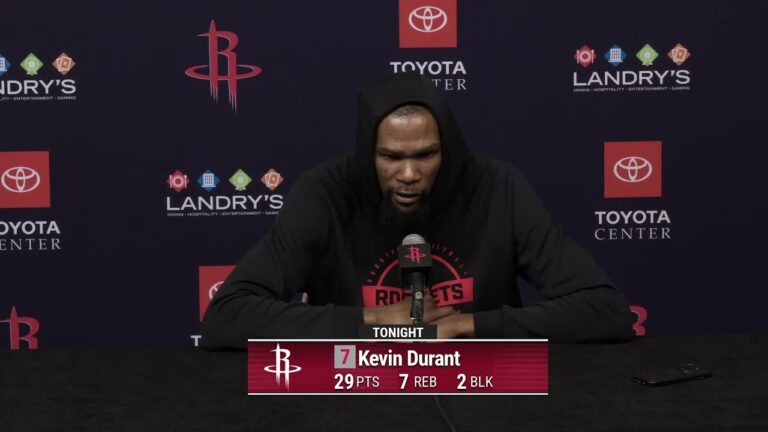 Kevin Durant with a Press Conference vs Raptors