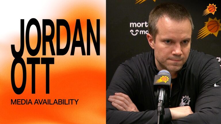 Head Coach Jordan Ott Postgame Media Availability Phoenix Suns 3-10-26