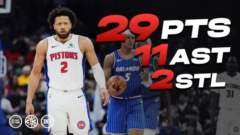 Cade Cunningham (29 PTS, 11 AST & 2 STL) vs. Orlando Magic 03.01.26