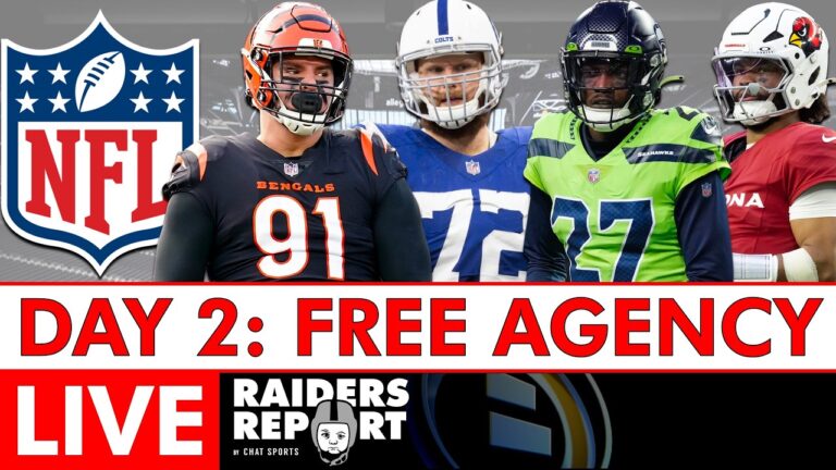 Raiders Free Agency LIVE: Raiders TRADE Geno Smith To Jets Day 2 Of 2026 NFL Free Agency Tracker