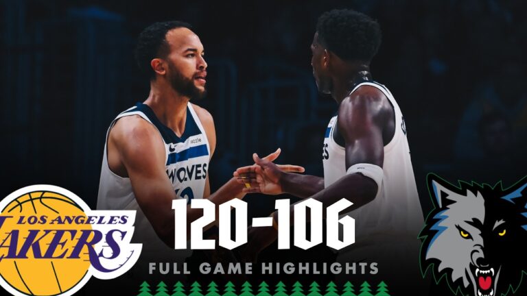 Minnesota Timberwolves Fall to Lakers, 120-106 03.10.26