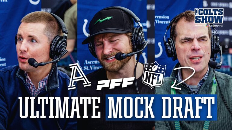 The secrets to a good mock draft with Dane Brugler, Trevor Sikkema and Eric Edholm The Colts Show