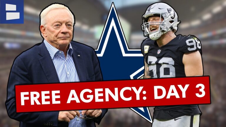Dallas Cowboys 2026 NFL Free Agency LIVE – Day 3: Maxx Crosby Trade Rumors, Latest Signings, Tracker