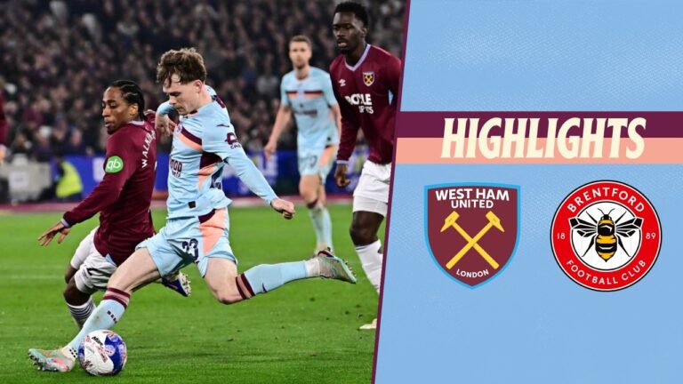 Bees exit the cup West Ham 2-2 Brentford (5-3 pens) Emirates FA Cup Highlights