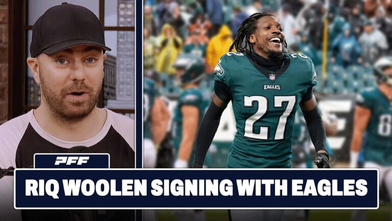 Riq Woolen Signing With The Eagles PFF NFL Show