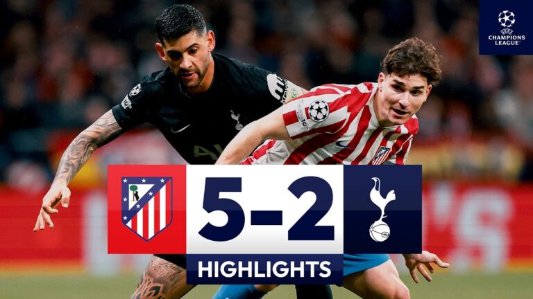 Atletico Madrid 5-2 Spurs Champions League Highlights