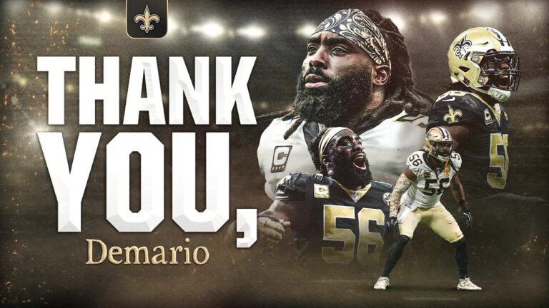 Thank You Demario Davis New Orleans Saints