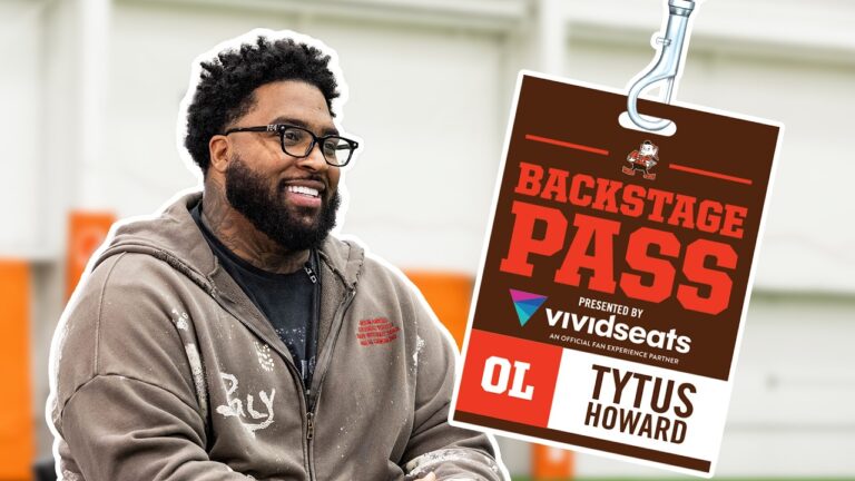 Tytus Howard Will Do Whatever It Takes to WIN in Cleveland Backstage Pass