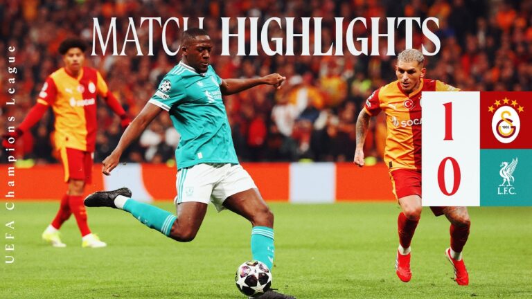 Highlights: Galatasaray 1-0 Liverpool First leg defeat in Istanbul Champions League