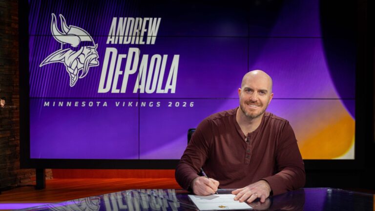 Andrew DePaola Signs New Contract with Minnesota Vikings
