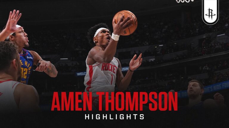 Amen Thompson (16 points) Highlights vs. Denver Nuggets