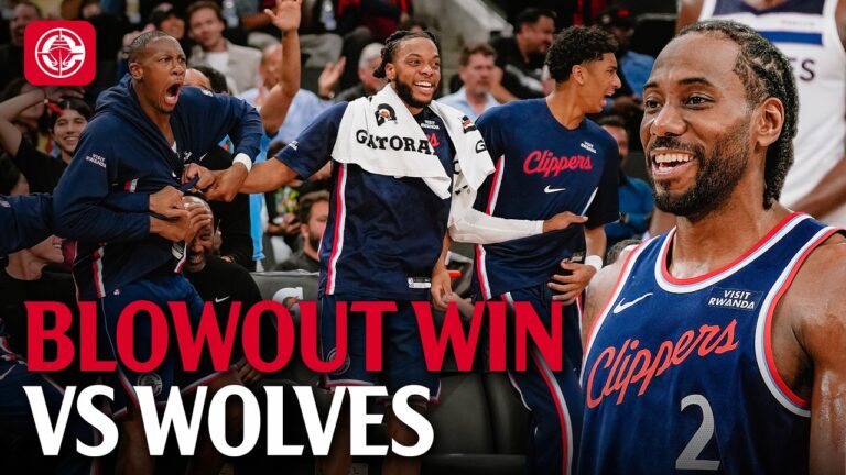 Clippers Go Off for 153 PTS in Blowout Win vs Timberwolves