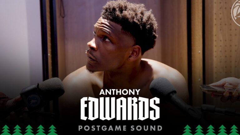 Just A Bump In The Road. Anthony Edwards Postgame Sound 3.11.26