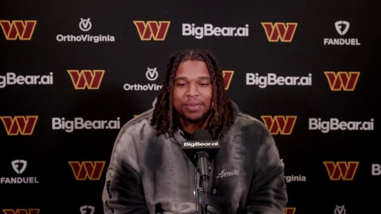 LIVE: DT Tim Settle Speaks to the Media After Signing Washington Commanders
