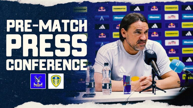 Daniel Farke press conference Crystal Palace v Leeds United Premier League