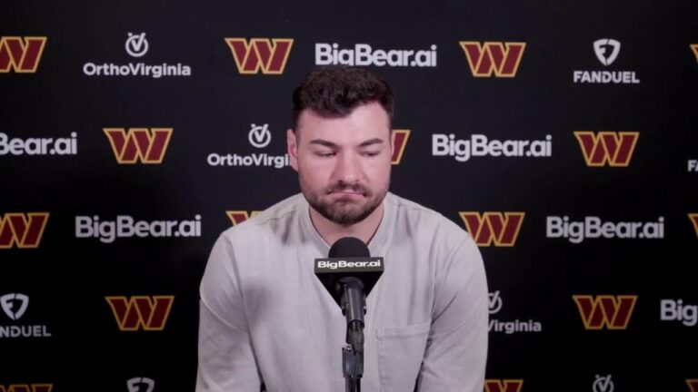 LIVE: K Jake Moody Speaks to the Media After Re-Signing Washington Commanders