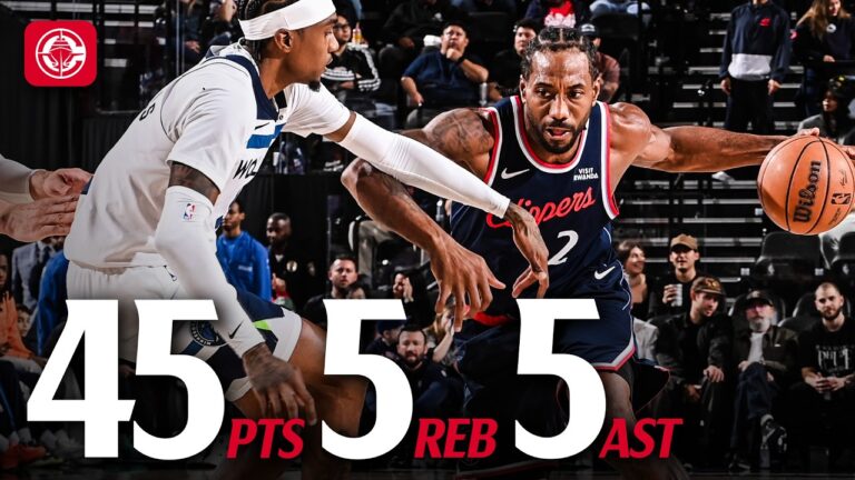 Kawhi Leonard Puts on a Show: 45 PTS & 41 in 31 Minutes