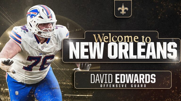 LIVE: David Edwards Introductory Press Conference New Orleans Saints