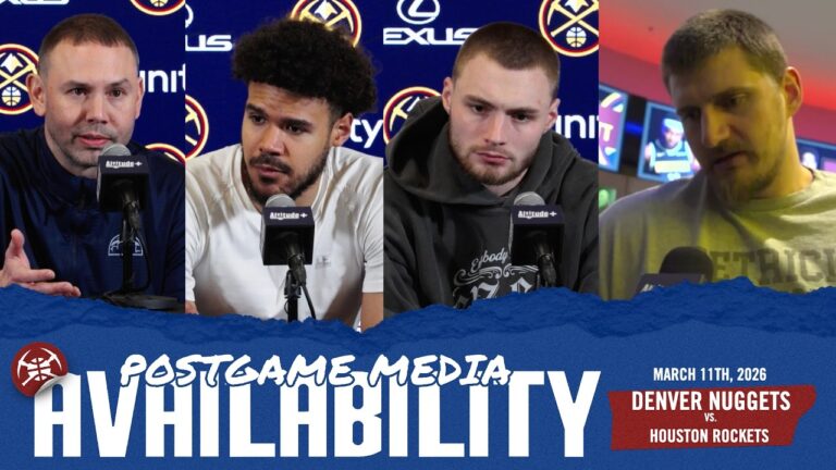 When We Play Like That, We’re Tough To Beat Nuggets Postgame Media vs. HOU