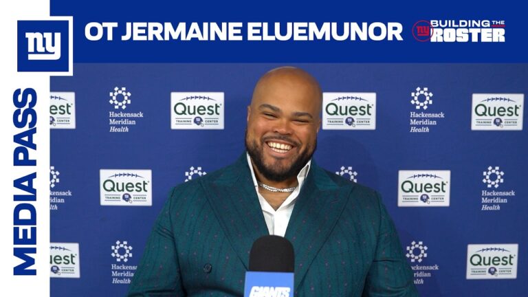 Jermaine Eluemunor on Playing for John Harbaugh Again New York Giants