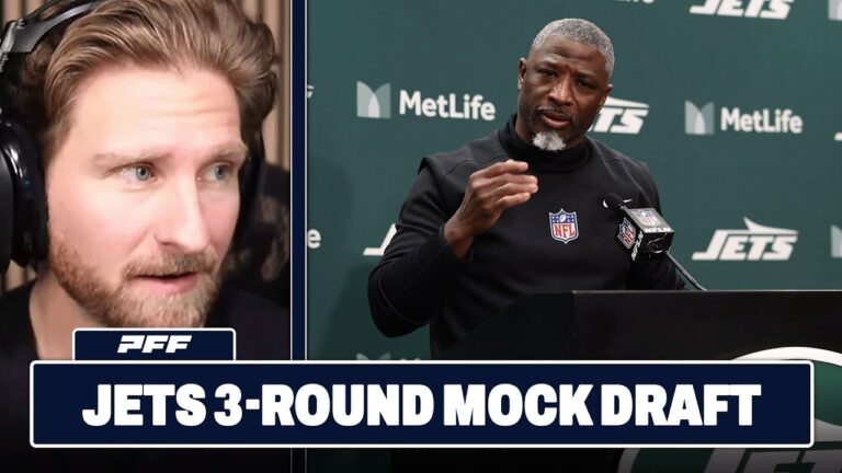 New York Jets 3-Round Mock Draft PFF NFL Show