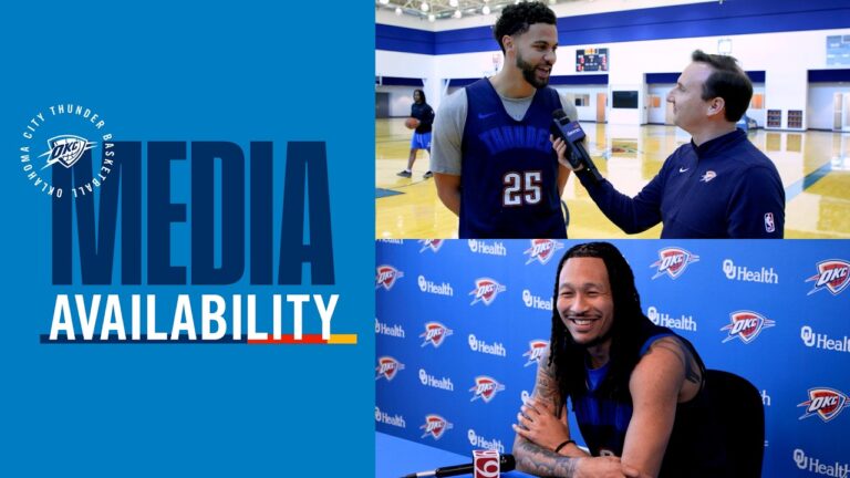 Shootaround Media with Ajay One on One with Jaylin March 12, 2026 OKC Thunder