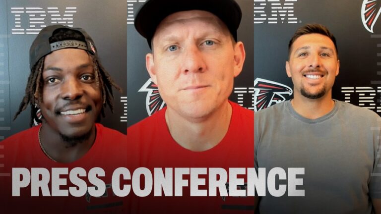 Austin Hooper, Christian Harris & Nick Folk on joining the Falcons in Free Agency Press Conference