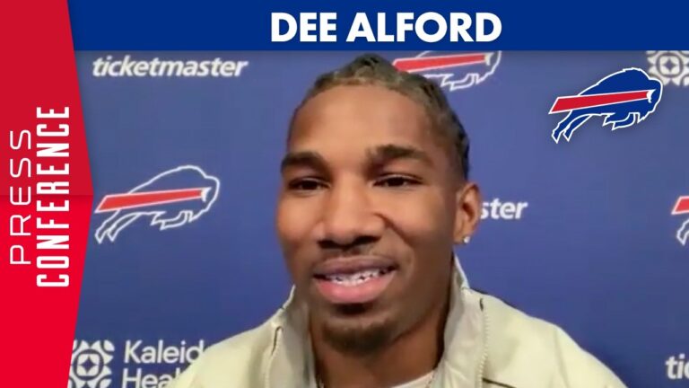 Dee Alford Discusses New Contract With Bills Buffalo Bills