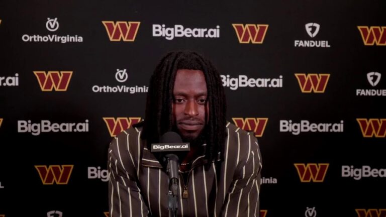 LIVE: TE Chig Okonkwo Speaks to the Media After Signing Washington Commanders