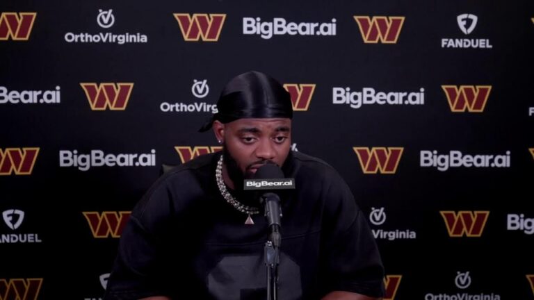 LIVE: CB Amik Robertson Speaks to the Media After Signing Washington Commanders