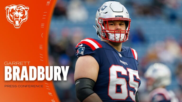 Garrett Bradbury on reuniting with Joe Thuney, working with Caleb Williams Press Conference