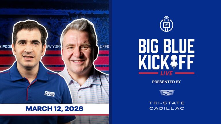 March 12, 2026 Big Blue Kickoff Live New York Giants