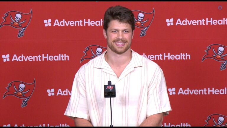 Cade Otton Excited to Return, Confident in Team Press Conference Tampa Bay Buccaneers