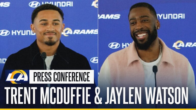 Trent McDuffie & Jaylen Watson On Signing With The Rams, Working With Sean McVay & Team Culture