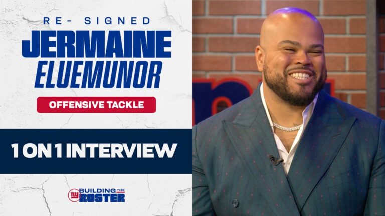 1-on-1 Interview: Jermaine Eluemunor on Staying With Big Blue New York Giants