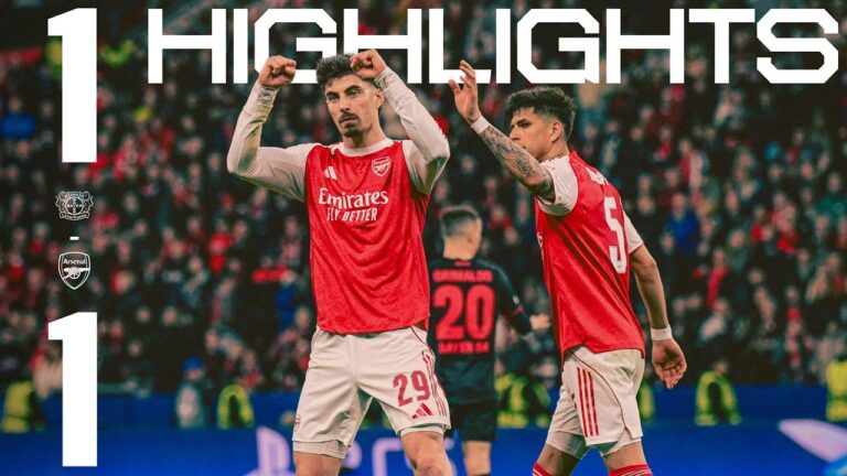 LATE HAVERTZ PENALTY LEVELS THE TIE HIGHLIGHTS Bayer Leverkusen vs Arsenal (1-1) UCL