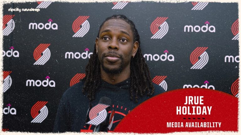 Jrue Holiday On Being A Vet During The Playoff Push Portland Trail Blazers March 12, 2026