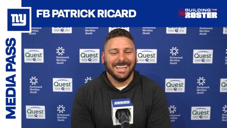 Patrick Ricard: &quotI pride myself in how physical I am&quot New York Giants