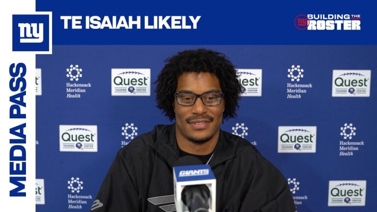 Isaiah Likely on Jaxson Dart: &quotExcited to get out there and play with him&quot New York Giants
