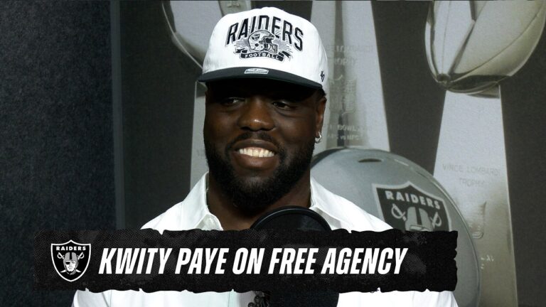 Kwity Paye Is Ready To Put on the Silver and Black