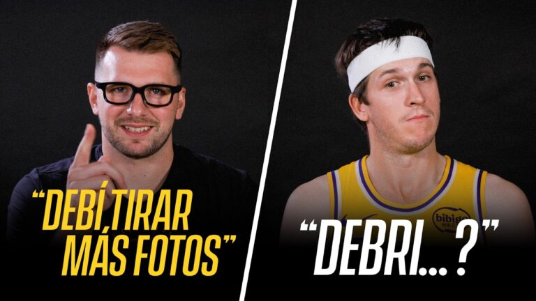 Luka Teaches his Teammates Spanish