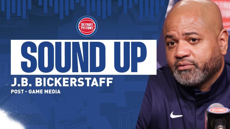 Post-Game Press Conference: J.B. Bickerstaff Pistons vs. 76ers  03.12.26