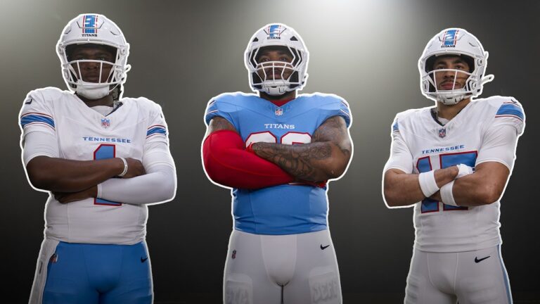 The Spotlight Tennessee Titans BRAND NEW Uniforms