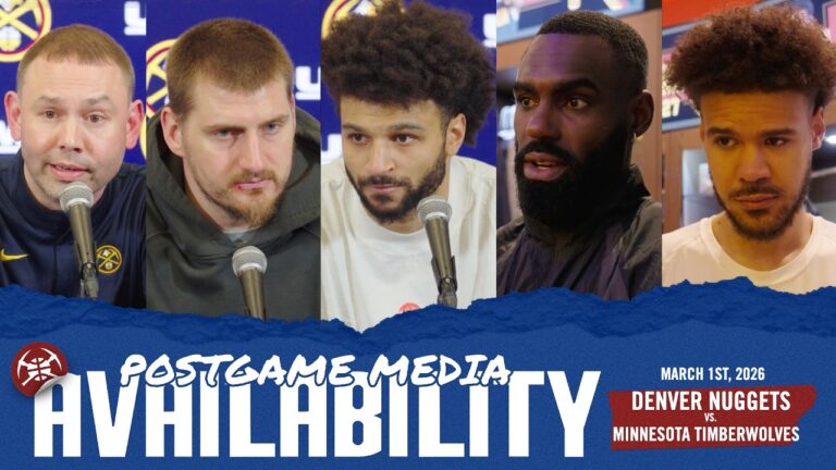 ALL Denver Nuggets Postgame Media vs. MIN