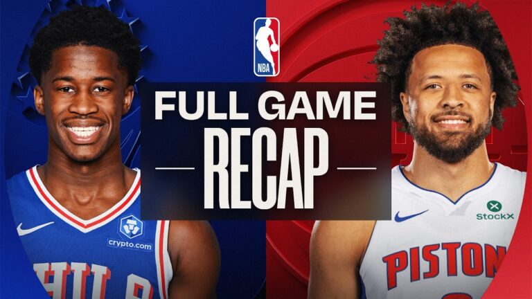 Game Recap: Pistons 131, 76ers 109