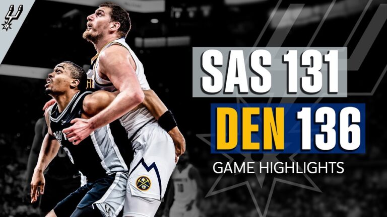 San Antonio Spurs vs. Denver Nuggets FULL GAME HIGHLIGHTS
