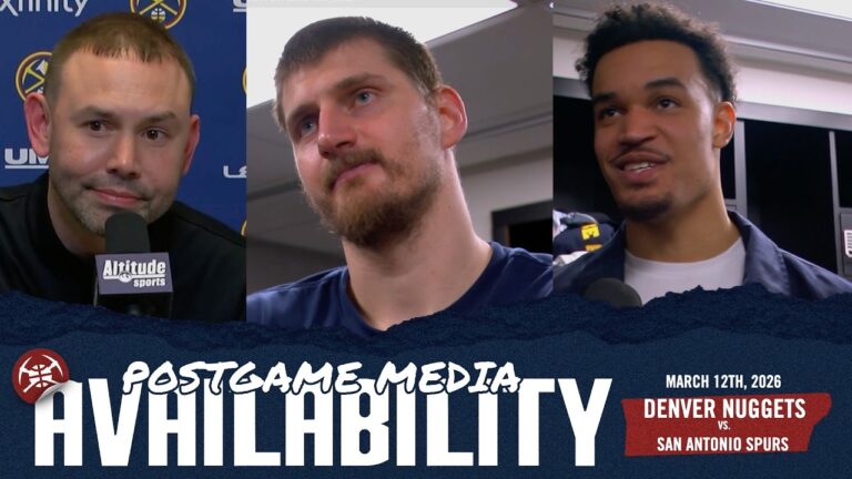Denver Nuggets Media After Comeback Win On The Road vs. SAS