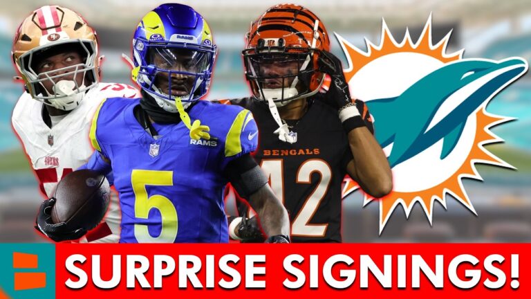 Miami Dolphins Make MULTIPLE Signings Including A SHOCKER In NFL Free Agency