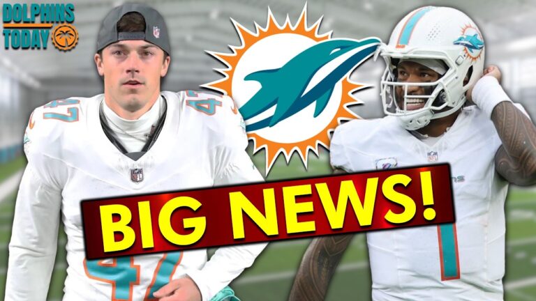 Miami Dolphins Get DOUBLE DOSE Of Big News In NFL Free Agency