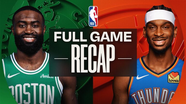 Game Recap: Thunder 104, Celtics 102
